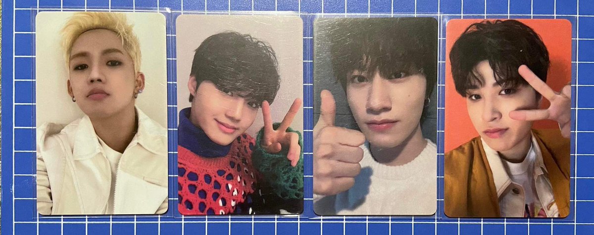 wts_ara's tweet photo. ♡  wts | lfb | ph
treasure applewood ver2 mini-quitting photocard sale! 

— payo 
— mod: sco, ggx, flash exp
𓏲 𓈒 ₱100 each (₱380 set)
t. trsr applewood pc treasure haruto wan junkyu jihoon doyoung woo jaehyuk mashi yedam hyunsuk 

#bentablesniyerinah https://t.co/p247bqoZbA