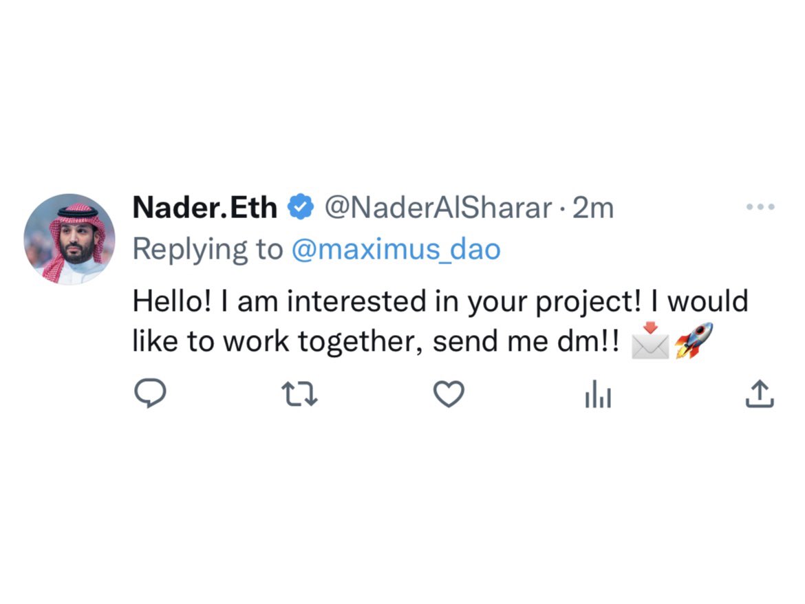 The Saudis are back. That’s when you know $HEX is really pumping. 🚀