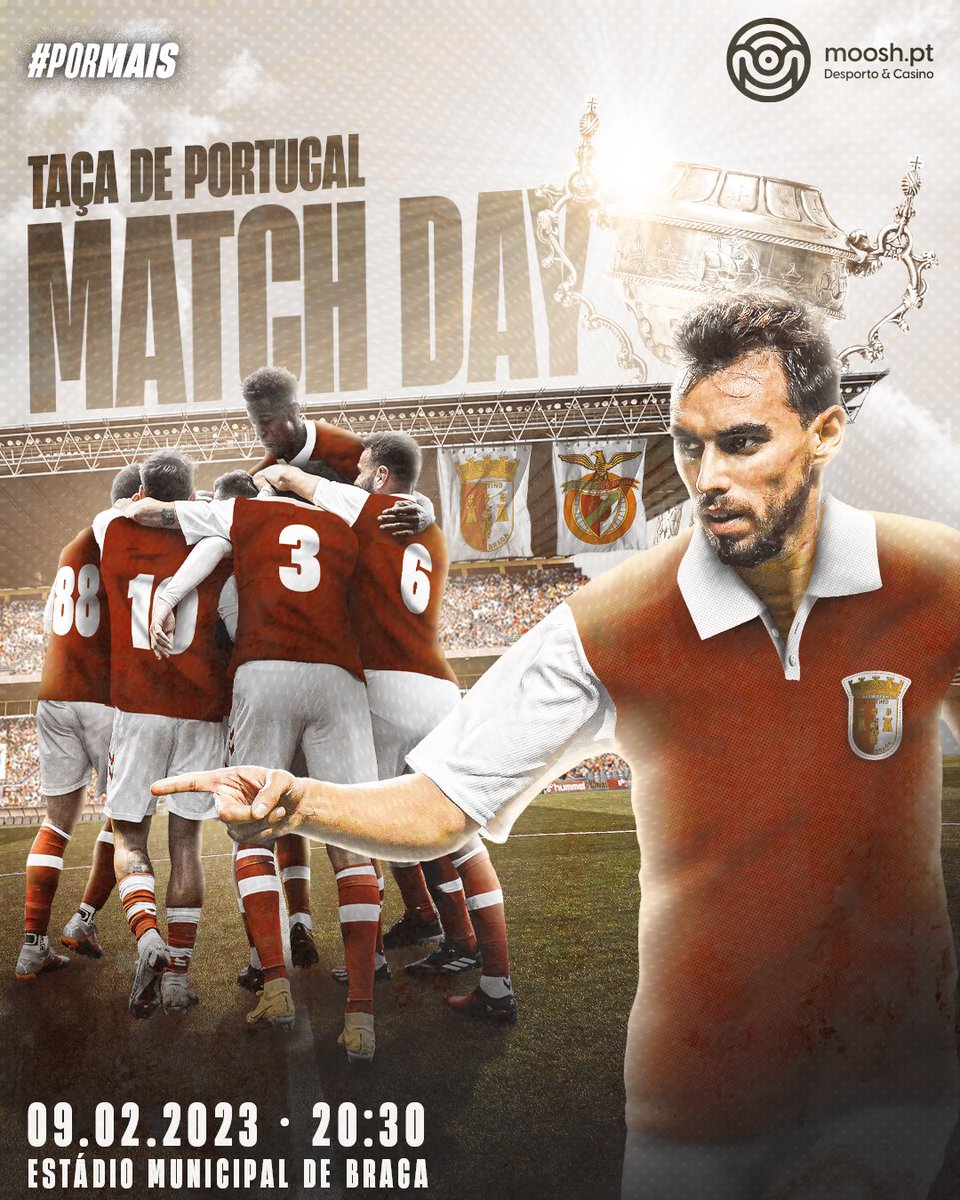 SCBragaOficial's tweet photo. Suar a camisola. Honrar a nossa história 🇮🇩

Todos por todos na luta pela vitória.

#PorMais https://t.co/TI9tpnvHbr