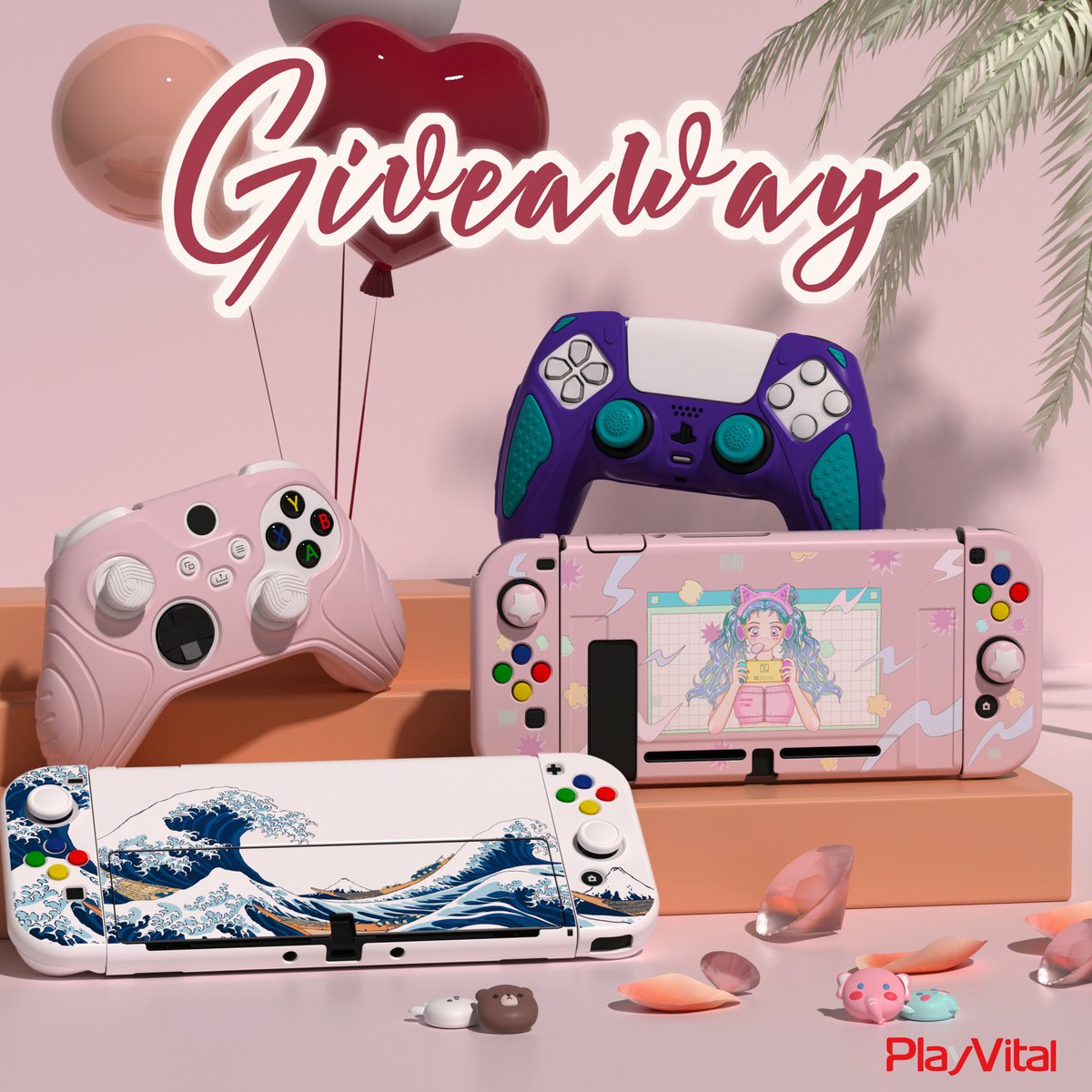 PlayVitalGaming's tweet photo. #ValentinesDay Giveaway 💕

TWO lucky winners will receive our Valentine’s gifts. Gaming is an action of "I WILL BE THERE FOR YOU." ❤️ Happy Valentine's Day! 

To Join:
✨Follow us @PlayVitalGaming 
✨Like &amp; RT
✨Tag a friend

 Ends on 2/14. 💐

 #giveaway #playvital #gamers https://t.co/VIfq4GevCj