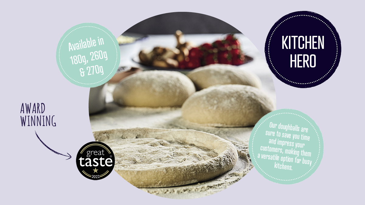 It’s National Pizza Day! These frozen doughballs are fantastically versatile and convenient, a must for any busy kitchen. Perfect every time with an authentic crispy crust and fluffy centre, what's not to love?