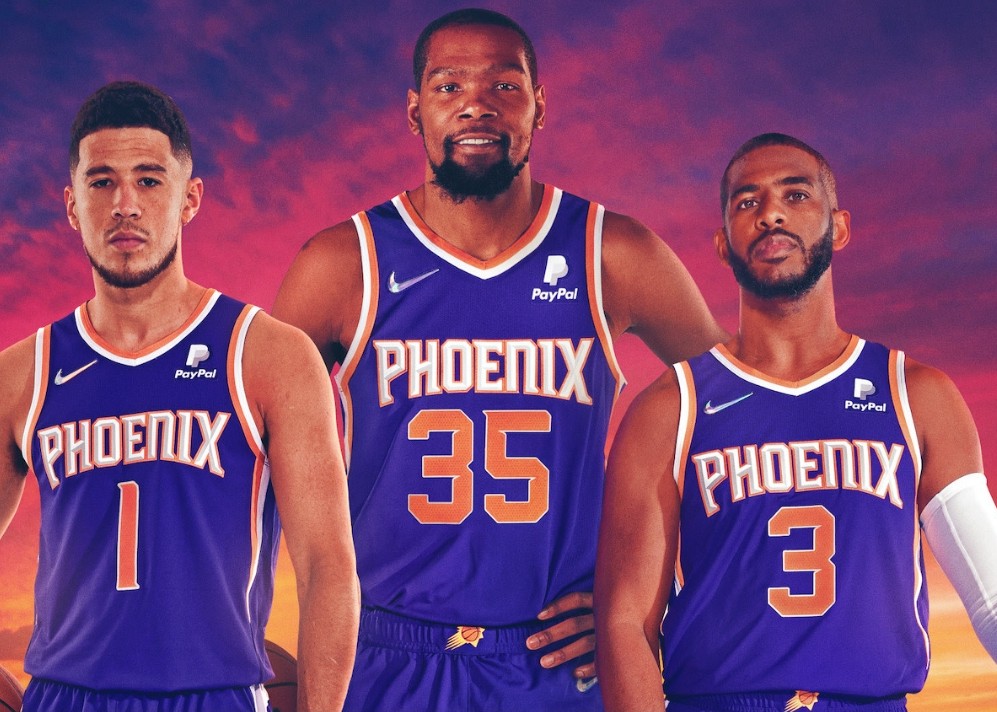FLEX From Jersey on X: Stand up Planet Orange 🍊 CP3, Devin Booker, Kevin  Durant & Deandre Ayton This is going to get dangerous folks! Rally  the Valley 🔥🔥🔥  / X
