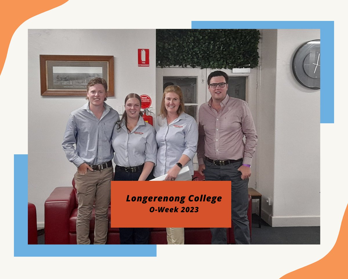 LongyCollege's tweet photo. A huge thank you to Bec &amp; Elise from Vickery Bros for joining our 1st years at the welcome dinner. Bec &amp; Elise are alumni of Longerenong College and spoke about their careers after Life @ Longy. https://t.co/pQkxrP4GY4