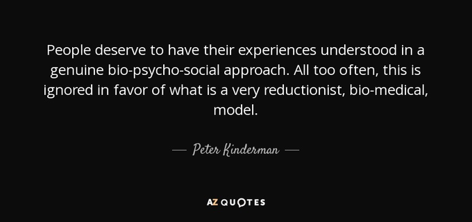 Peter Kinderman is professor of Clinical Psychology at the University of Liverpool, and is a Chartered Clinical Psychologist. Wikipedia
Place of birth: Sussex, United Kingdom