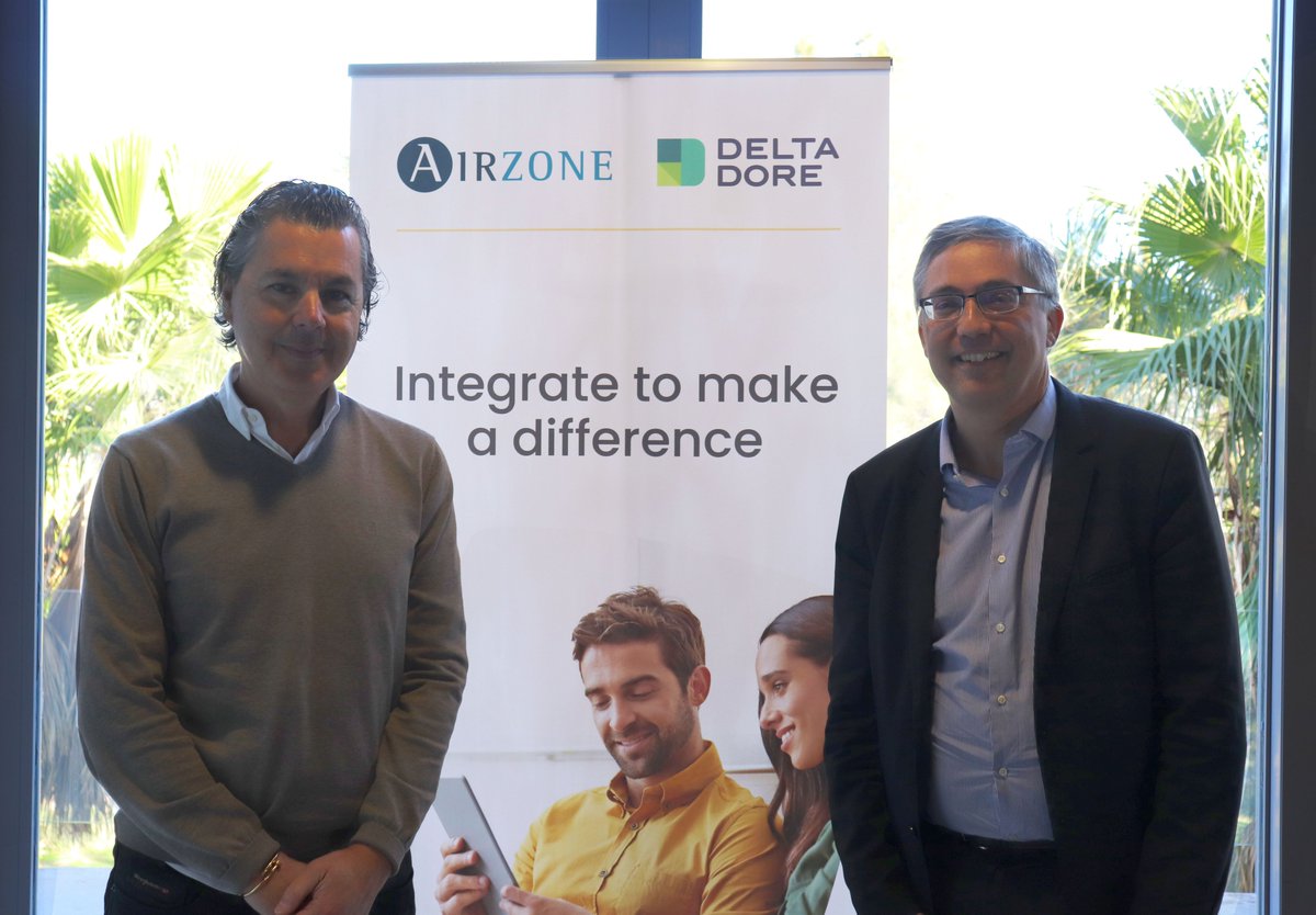 aunaclima's tweet photo. 🤝@DeltaDoreSpain  y #Arizone firmaron un acuerdo para ofrecer edificios conectados, acogedores y energéticamente eficientes⚡️✅
😍Disfruta de un hogar conectado y eficiente con Delta Dore. 
https://t.co/tsmKb9cyp9

#deltadore #arizone #climatizacion #eficienciaenergetica #tydom https://t.co/tg1FaRygAF