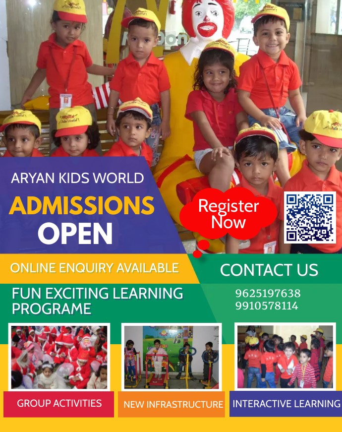 aryanpschool's tweet photo. Aryan Kids World Admissions Open.
Visit our website https://t.co/GogMdBkSq6.
#admissionopen2023 #schooladmission  #SchoolAdmissionOpen #AdmissionsOpen  #schoolchoice #bestschool #schoolsnearme #schoolsnearby #topschool #creativeschool  #playschool #playschoolfun #playschoolnearme https://t.co/wZUlquGYQf