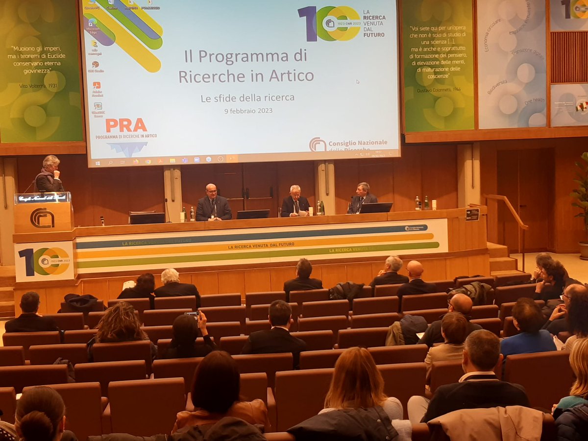 OGS_IT's tweet photo. #ArticoPRA2023 @NicolaCasagli sottolinea l'importanza della ricerca #interdisciplinare rivolta agli ambienti estremi in cui #OGS è coinvolto attivamente fin dagli anni 70. Fondamentale cogliere l'opportunità di fare #sinergia con comunità scientifica italiana e internazionale https://t.co/3H3a7Mcwqr