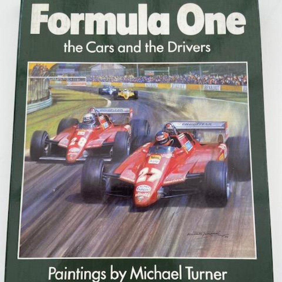 The essence of Grand Prix racing over three decades, 1950s-1980s. More than 80 paintings plus pencil sketches by Michael Turner unrivalled for his technical accuracy and dramatic mood. 192pp in colour and black and white.

classicmotoringbooks.co.uk/product/formul…