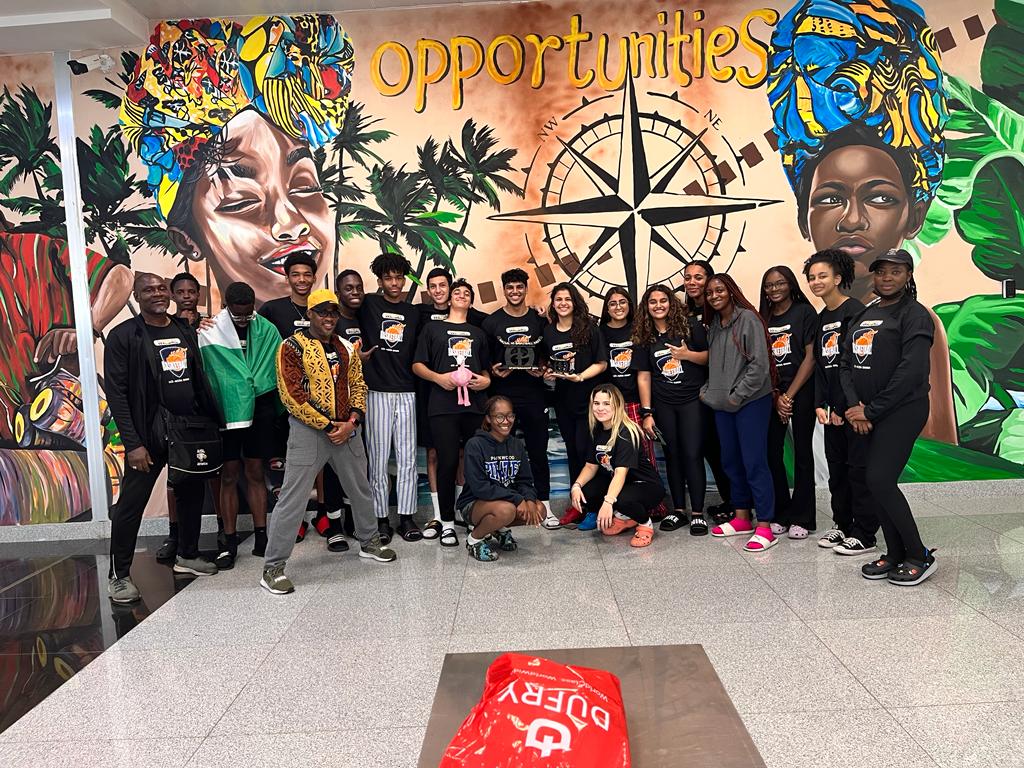 aislagos's tweet photo. We are thrilled to welcome back our High School students this week who attended the Boys and Girls Basketball WAISAL tournament in Ghana.
Our AISLagos Eagles played great and showed wonderful sportsmanship! What an awesome All-Star Team!! #GoEagles 🏀🙌
#WAISAL2023 #AISLagos https://t.co/h5cP0HHUAK