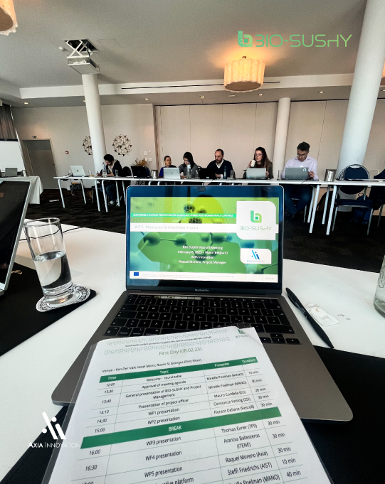 AxiaInnovation's tweet photo. 😃Yesterday was the #KickOffMeeting of @BIO_SUSHY project in Mons! @AxiaInnovation is leading impact maximization activities: exploitation, communication, dissemination & standardization. #SuccessfulStart
For more: https://t.co/lQkMdK2KNd https://t.co/61esqPV7XV