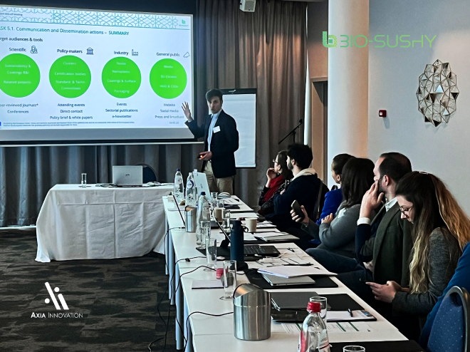 AxiaInnovation's tweet photo. 😃Yesterday was the #KickOffMeeting of @BIO_SUSHY project in Mons! @AxiaInnovation is leading impact maximization activities: exploitation, communication, dissemination & standardization. #SuccessfulStart
For more: https://t.co/lQkMdK2KNd https://t.co/61esqPV7XV