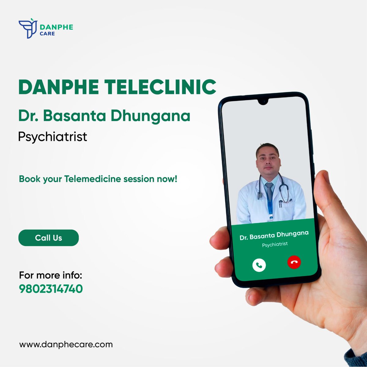 danphecare_ofcl's tweet photo. Book an appointment now!

For Teleconsultation:
https://t.co/pWLG57JyVs

Call us: 9802314740/42
Visit us: https://t.co/NfLSAp0zfr

#danphecare #telemedicine #psychiatrist https://t.co/pawjZAWhec