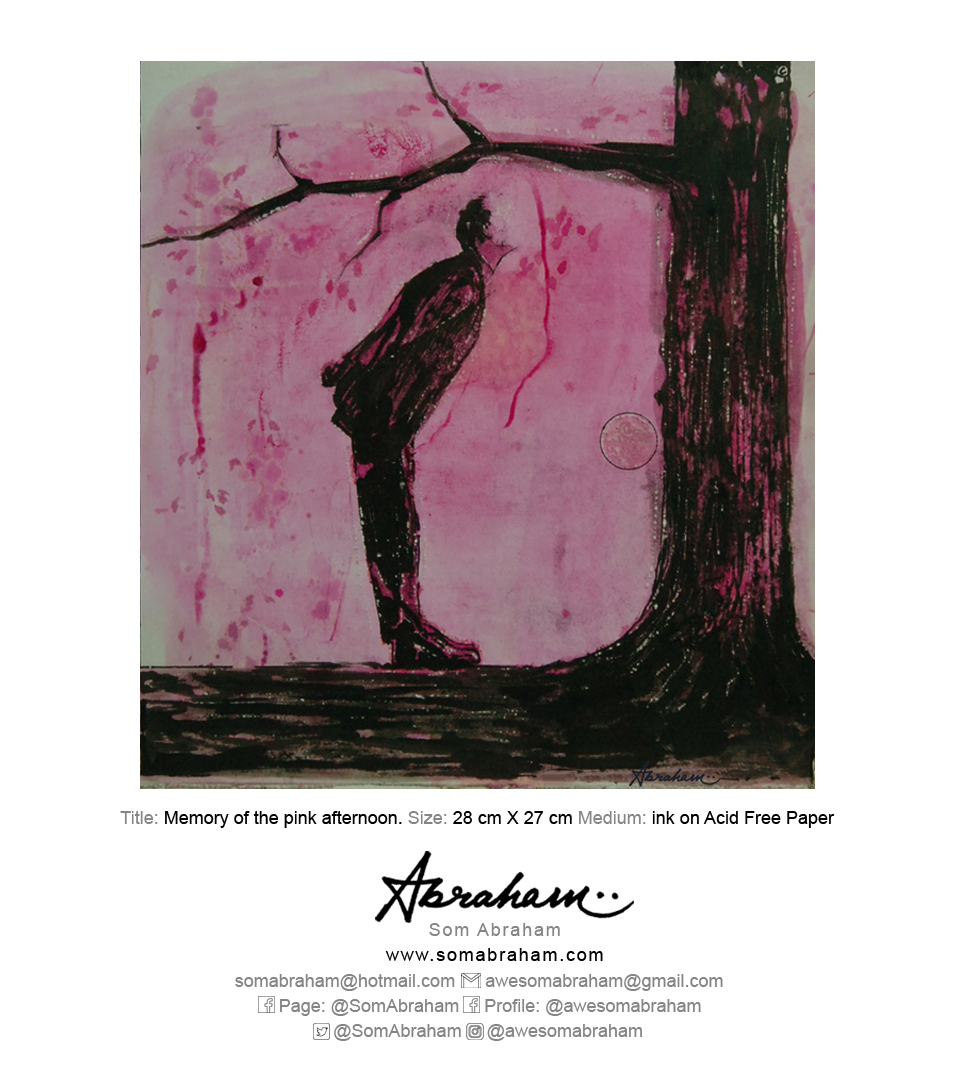 SomAbraham's tweet photo. Memory of the pink afternoon will never leave you !

"Memory of the pink afternoon" (ink on Acid Free Paper) by @SomAbraham 

https://t.co/pKofbmGc7v

#contemporaryart #inkonpaper #ink  #artasmedicine #artismedicine #kolkata #india #art #artist #contemporaryartist #somabraham https://t.co/SowSZtF2F7