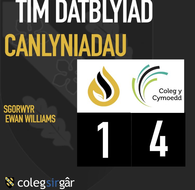 CsgSoccer's tweet photo. ACADEMI PÊL DROED / CANLYNIADAU
Llwyddodd y tîm datblygu i ennill pwynt yn erbyn tîm cryf @colegycymoedd 💥
The development team managed to earn a point against a strong @colegycymoedd side💥
#developdesiredrive https://t.co/GuU25Qxx2f