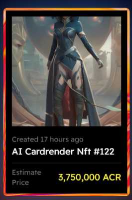 solhypelp's tweet photo. I enter an interesting word to generate this beautiful AI NFT
#AICardRender $ACR
@AICardRender 
#Arbitrum #AI  #NFTs. https://t.co/yyS1WKCoed