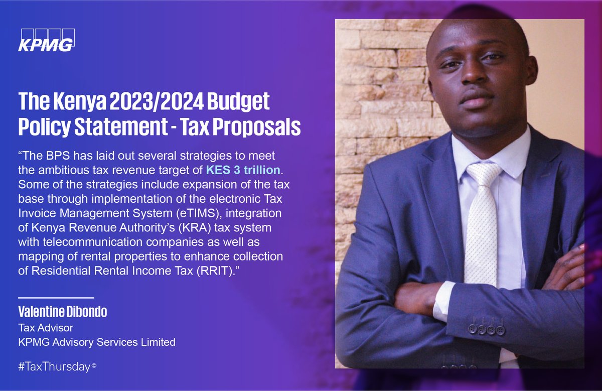 KPMG East Africa on Twitter "Some of the strategies include to meet the ambitious tax revenue