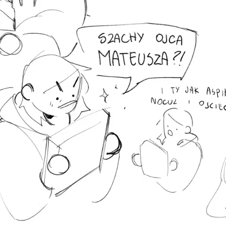 What is something that would you like to see me draw? >:D

here's a stupid and very much polish doodle 