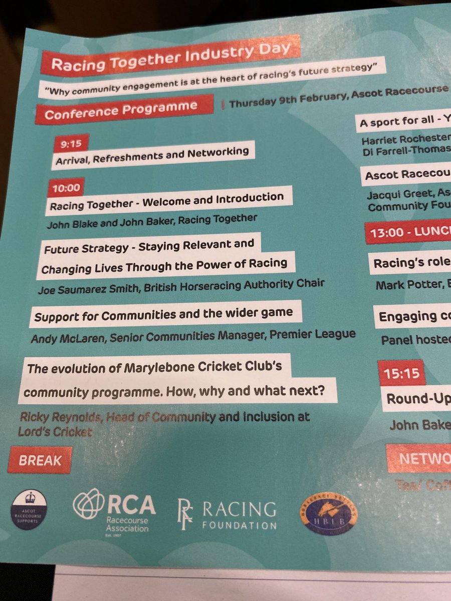 Proud to be part of the #RacingTogether Industry Day ⁦<a href="/Ascot/">Ascot Racecourse</a>⁩