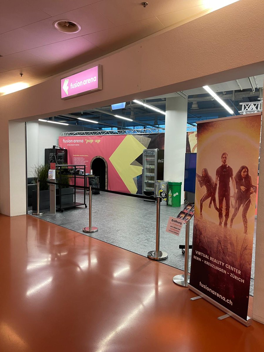 Bereite dich auf ein neues Virtual Reality-Abenteuer vor! 🚀 Die Fusion Arena öffnet am 17. Februar ihre Türen in St. Gallen. Sei dabei und sicher dir jetzt dein Ticket!  stgallen.fusionarena.ch