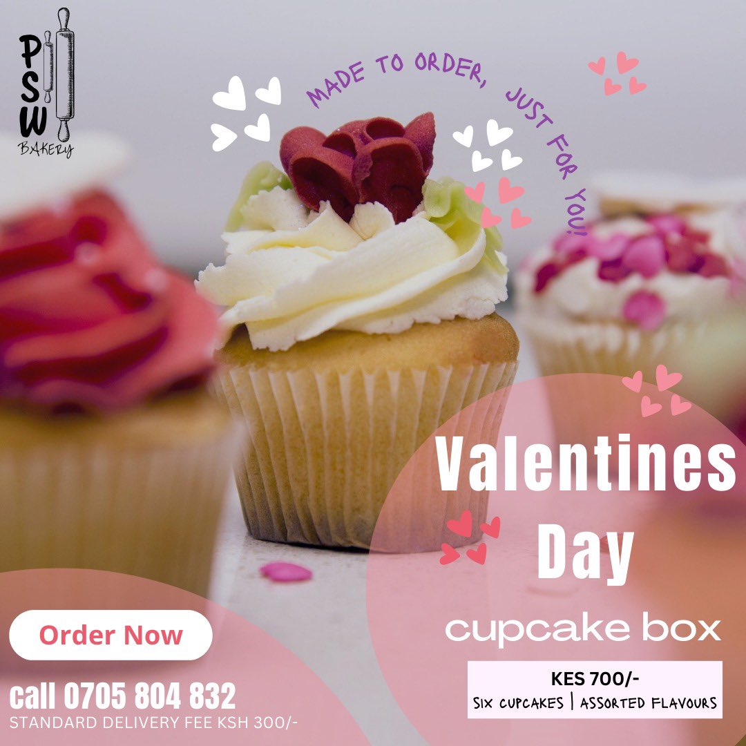 ❤️you can always gain by giving love
@pswbakeryke 
Limited boxes available! 
Deliveries made on 14th Feb! 
👉🏾CALL 0705 804832 

#pswbakeryke #valentines #cakestagram #cupcake #bake #chocolate #bakersofinstagram #handmade #sugar #desserts #homebaker