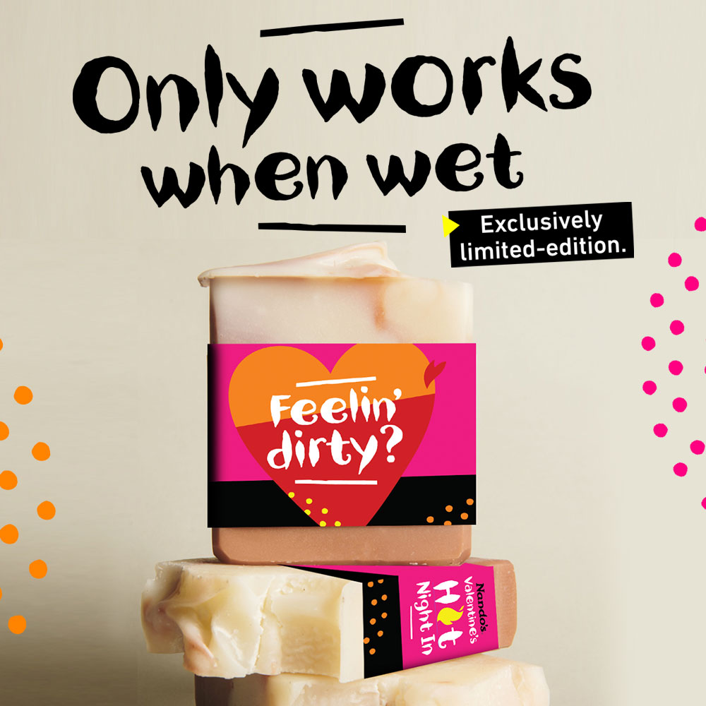 Want our exclusive Nando’s soap in case you get down and dirty this Valentine’s? You can only get it when you win a Hot Night In Ritz-Carlton, deets in the first pinned post 😉