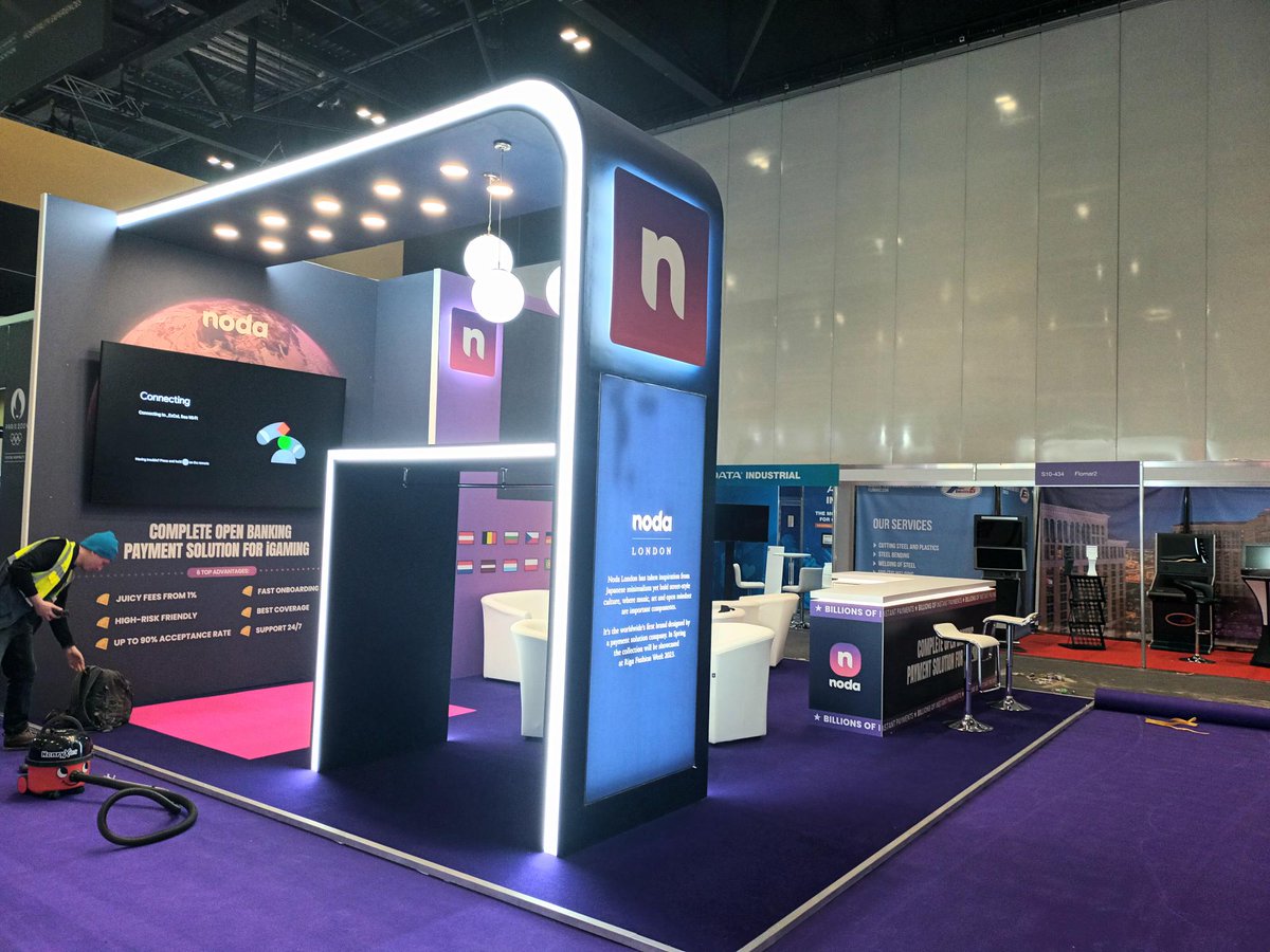 It is the final day of @ICE365Global. If you’re at the show keep a look out for our stand builds for NaudaPay and Betomall!

#ICE23 #ICELONDON202