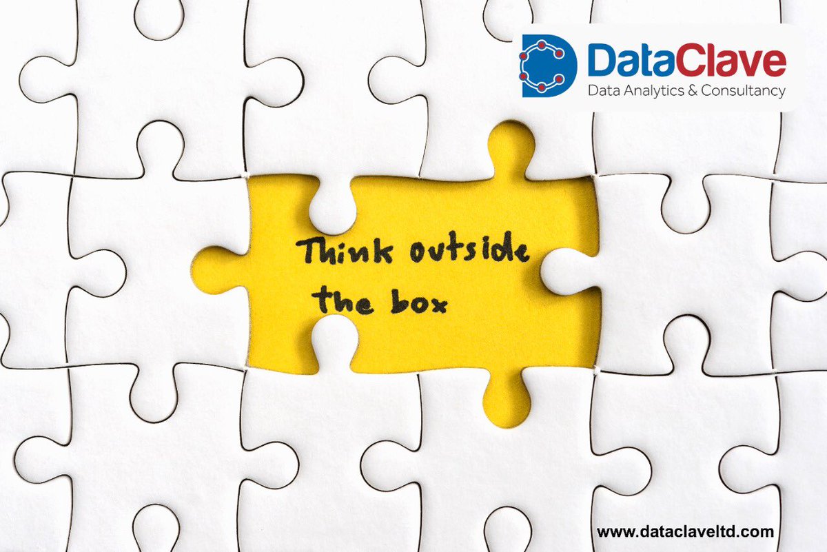 DataclaveC's tweet image. Some of the greatest ideas come from thinking beyond the standard conventions.
Be different! Do not be confined by the box.
#LearnUnlearnRelearn