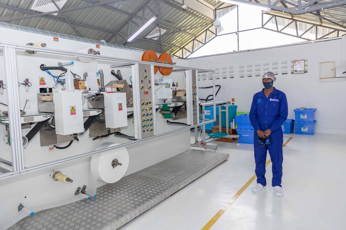 LuiⓂ️ on Twitter "RT FirstLadyKenya The sanitary pad factory has