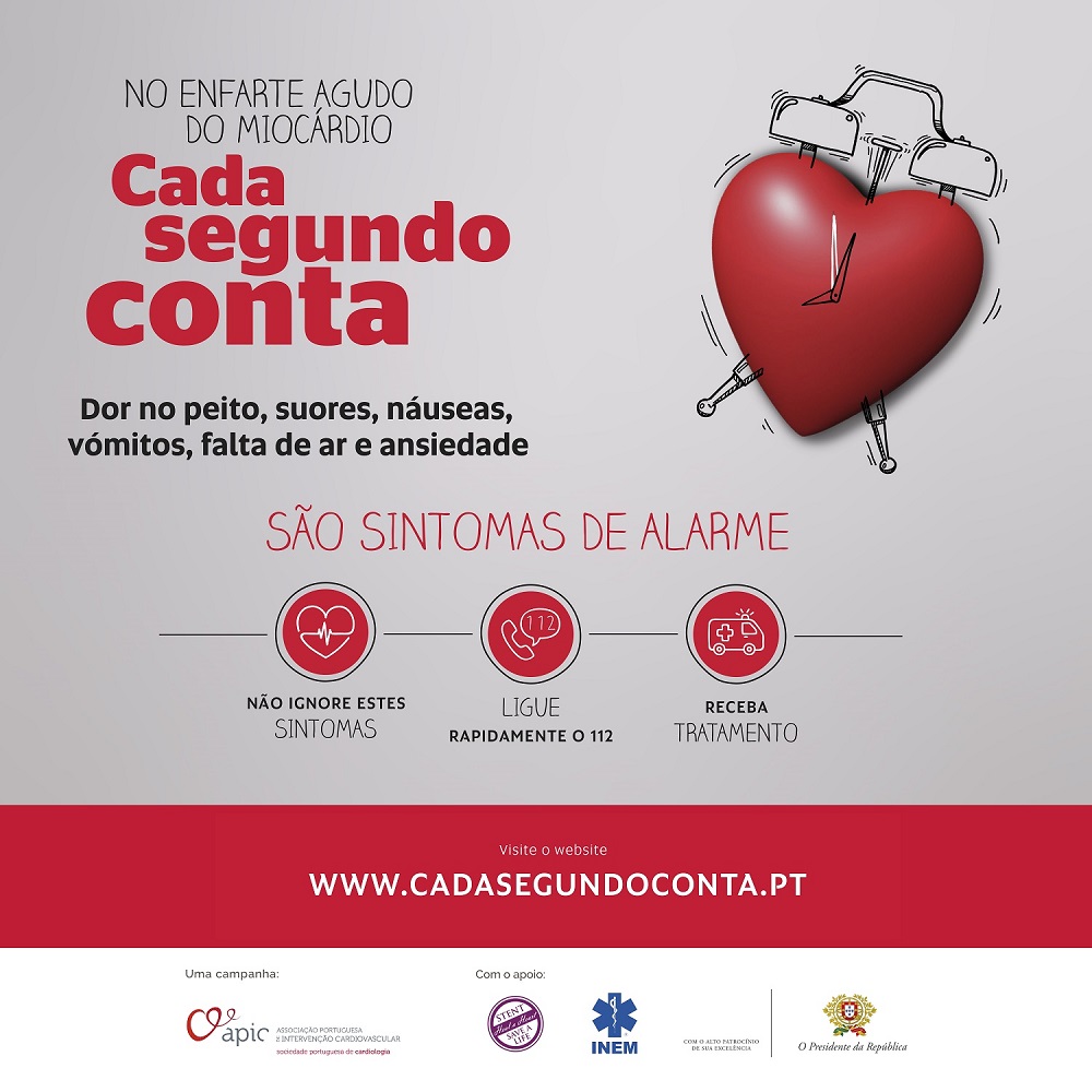 CMSeixal's tweet photo. Promover o conhecimento sobre o enfarte agudo do miocárdio, é o objetivo da campanha Cada Segundo Conta, da @APIC_pt (Associação Portuguesa de Intervenção Cardiovascular).
+ℹ️ https://t.co/pUntBEPaWC
#CadaSegundoConta #EnfarteAgudoDoMiocárdio #PorUmCoraçãoMaisFeliz #APIC #Seixal https://t.co/xCNmUQ1PrF