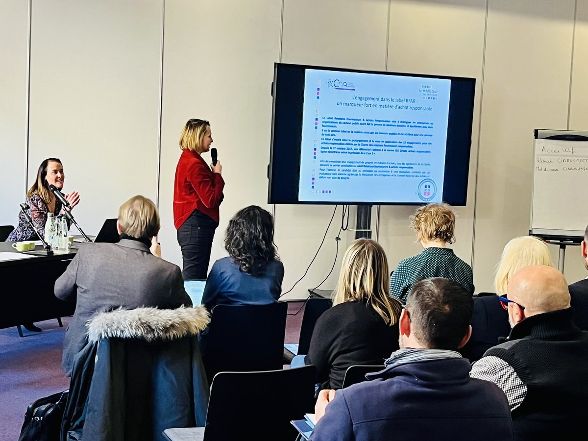 Une 50aine de représentants des établissements du Grand Est réunis pour la journée de bilan du Projet RSE !
 #rse #développementdurable 
Des témoignages rythmeront cette journée et mettront en lumière les nombreuses actions menées 💡<a href="/AnfhLorraine/">ANFH Lorraine</a> <a href="/anfhcha/">ANFH CHA</a> @anfhAlsace