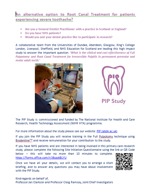 Pip Study NHS Research Scotland on Twitter: