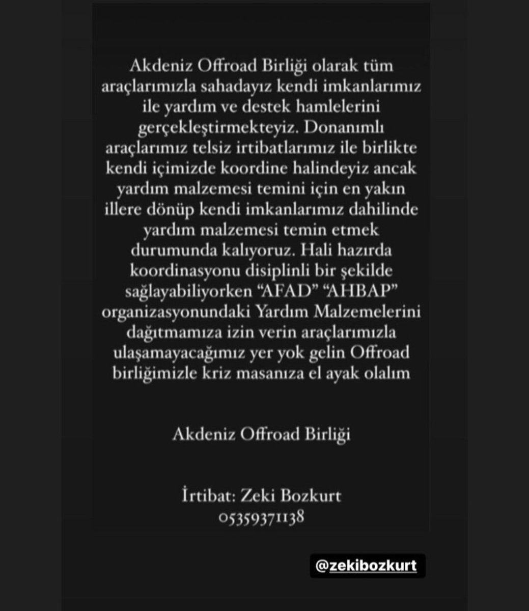 IrganAyca's tweet photo. Ulaşımın zor oldugu yerler için bu topluluklar cok onemli !!!!! @OguzhanUgur @haluklevent @ahbap @IstanbulAFAD https://t.co/lANZMKGwLv
