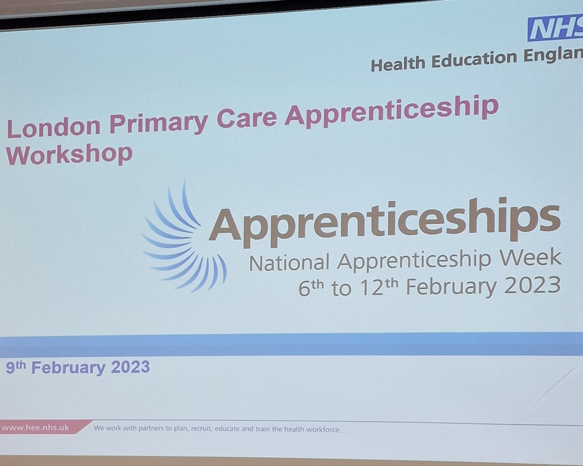 Glad to be sharing all things #pharmacy #apprenticeships at the London Primary Care Apprenticeship Event
#ApprenticeshipWeek 
@HEE_PharmLondon 
@NHS_HealthEdEng 
@talentforcareuk 
@careers_nhs
