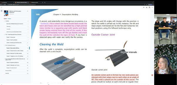 BSDClrc's tweet photo. Great session with our Fabrication and Welding learners who have been finding out all about @VitalSourceEMEA Bookshelf features they can use to amplify their learning.

@CengageLearning #ebooks #edtech #elearning #BSDC https://t.co/RgsZS1g2tl