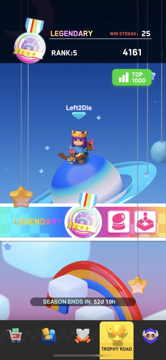 Top 5 🌍 + 25 winstreak 🤩