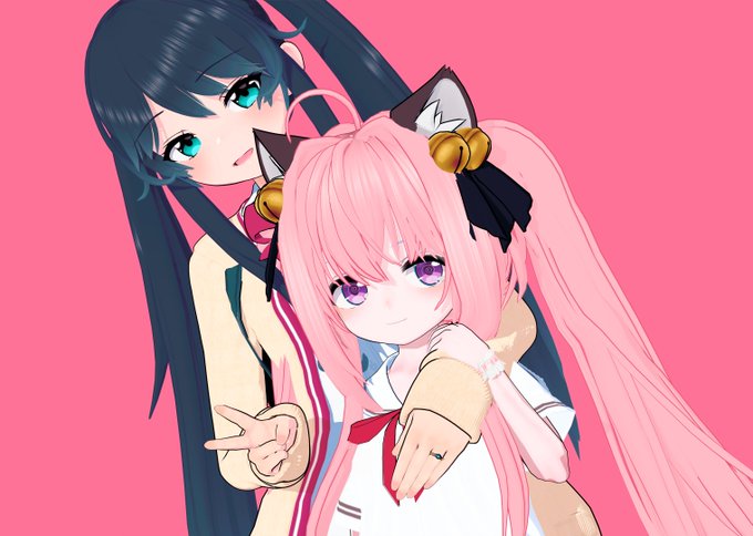 うみなとさんちのロリ3ちゃんお呼びしてうちのメイとツーショット撮らせてもらいました
カワイイぜ! 