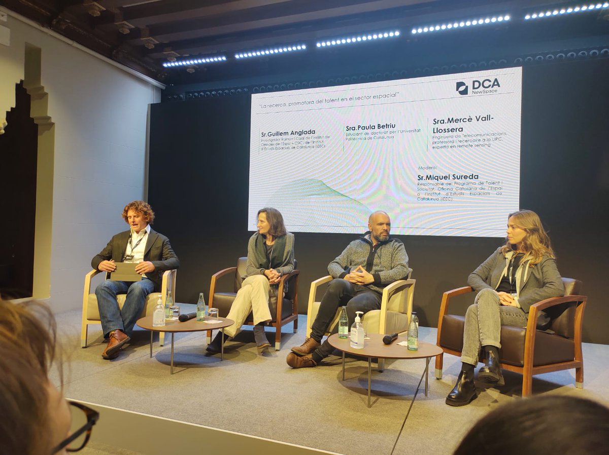 AVUI ens trobem al #PalauMacaya amb el sector #NewSpace català per debatre sobre com afrontar el repte d'atraure i retenir #talent 🛰️

☑️ Organitza @dca_cat amb la col·laboració de l'#IEEC, #ESA-BIC, @WIA_Europe-Barcelona i el suport de @FundlaCaixaCAT

#tech  #industry #academy