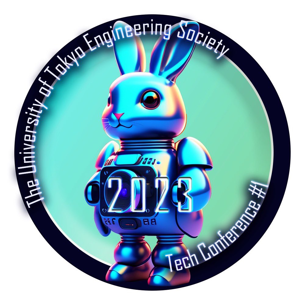UT_HackerClub's tweet photo. 【🌟超次元テック学会 POAPデザイン決定🌟】 
2月18日の超次元テック学会では、登壇者にPOAP（イベントへの参加を証明するNFT）を配布します💪

デザインは五十嵐さん（@_i___________Z_）が担当され、テクノロジー感満載なロボうさぎ（今年の干支）が中央に据えられた、クールなNFTとなっています🐰 https://t.co/IWsawQVWc7
