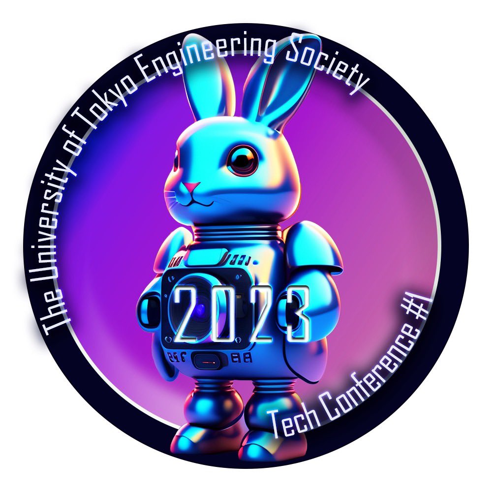 UT_HackerClub's tweet photo. 【🌟超次元テック学会 POAPデザイン決定🌟】 
2月18日の超次元テック学会では、登壇者にPOAP（イベントへの参加を証明するNFT）を配布します💪

デザインは五十嵐さん（@_i___________Z_）が担当され、テクノロジー感満載なロボうさぎ（今年の干支）が中央に据えられた、クールなNFTとなっています🐰 https://t.co/IWsawQVWc7