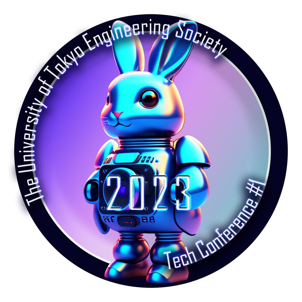 UT_HackerClub's tweet photo. 【🌟超次元テック学会 POAPデザイン決定🌟】 
2月18日の超次元テック学会では、登壇者にPOAP（イベントへの参加を証明するNFT）を配布します💪

デザインは五十嵐さん（@_i___________Z_）が担当され、テクノロジー感満載なロボうさぎ（今年の干支）が中央に据えられた、クールなNFTとなっています🐰 https://t.co/IWsawQVWc7
