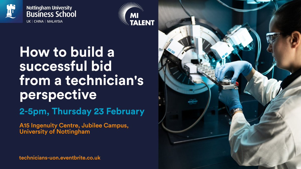 YES (Your Entrepreneurs Scheme) (@uonyes) on Twitter photo #Technicians in UK #HE and #research join us to learn from others how to build a successful #bid or #business #case and get involved in #knowledgeexchange
➡️ Register: ow.ly/uYso50MLHie
<a href="/MI_TechTalent/">MI TechTALENT</a> <a href="/UKRI_News/">UK Research and Innovation</a> <a href="/BBSRC/">Biotechnology and Biological Sciences Research</a> <a href="/The_MRC/">Medical Research Council</a> <a href="/NERCscience/">Natural Environment Research Council</a> <a href="/EPSRC/">Engineering and Physical Sciences Research Council</a> #Technicians in UK #HE and #research join us to learn from others how to build a successful #bid or #business #case and get involved in #knowledgeexchange
➡️ Register: ow.ly/uYso50MLHie
<a href="/MI_TechTalent/">MI TechTALENT</a> <a href="/UKRI_News/">UK Research and Innovation</a> <a href="/BBSRC/">Biotechnology and Biological Sciences Research</a> <a href="/The_MRC/">Medical Research Council</a> <a href="/NERCscience/">Natural Environment Research Council</a> <a href="/EPSRC/">Engineering and Physical Sciences Research Council</a>