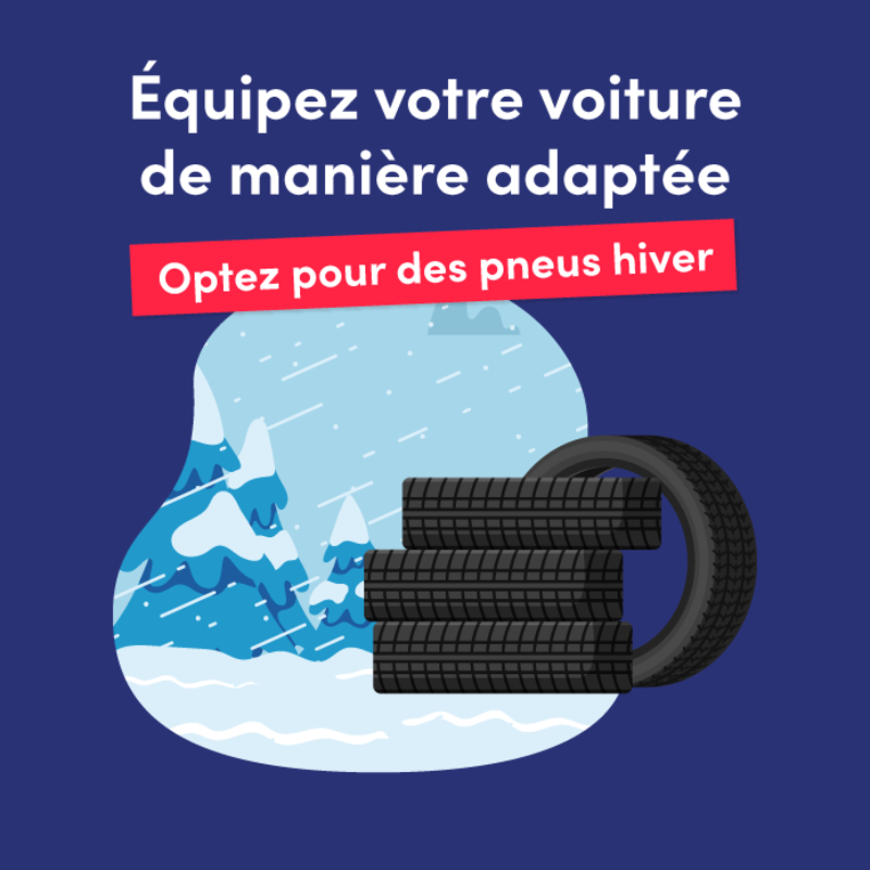 ASFAutoroutes's tweet photo. La #conduite en #hiver, ça ne s’improvise pas ! ❄️ « Chaussez » bien votre véhicule pour une meilleure sécurité tout au long de votre trajet. En partenariat avec  @lautomobileclub. ⤵️