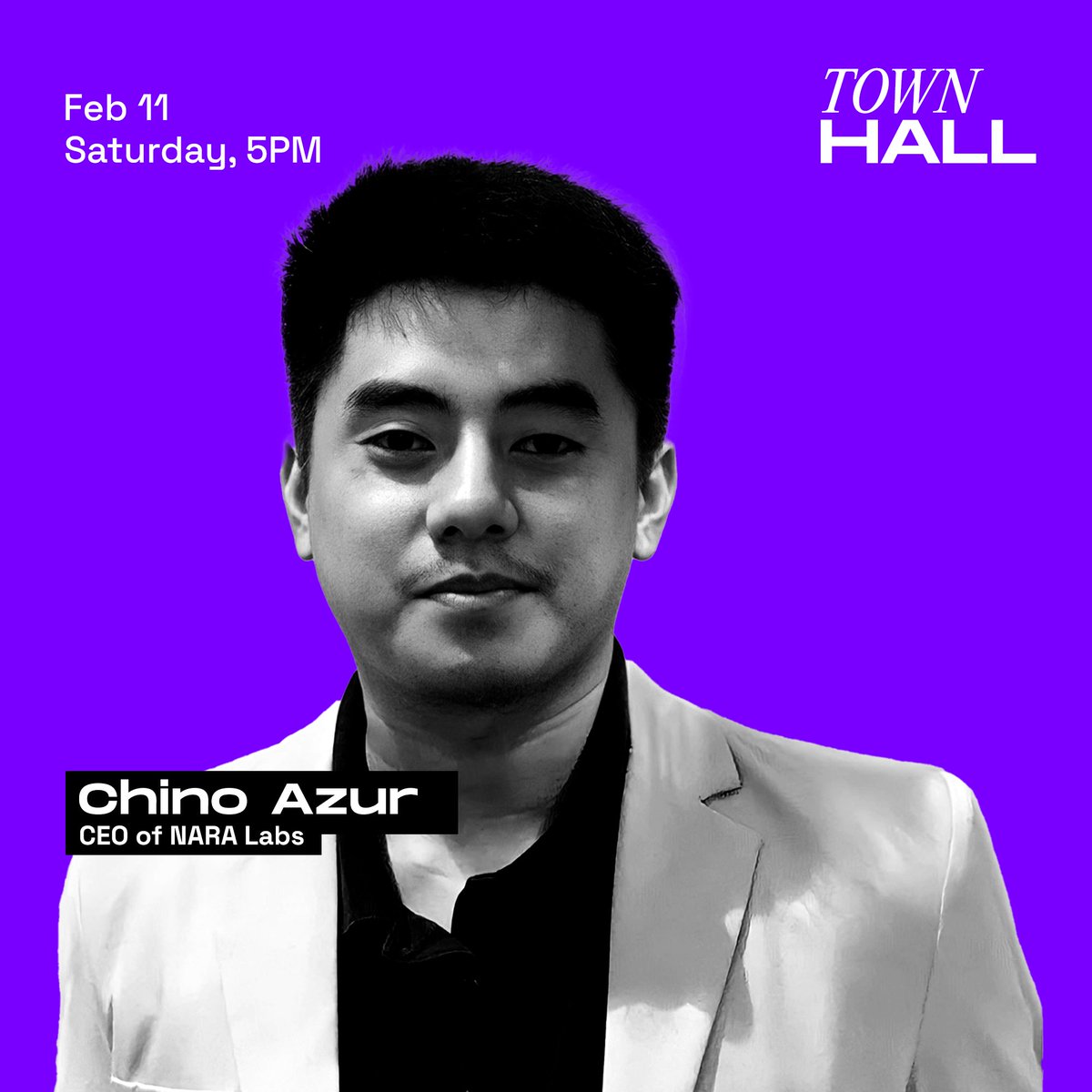 themegamaxi's tweet photo. Are you ready for the 5th #TMMTownHall on Saturday? Our special guest, @web3chino, will be joining us to share insights and answer your questions. See you there! 🫡
🗓 Feb 11
🕔 5 PM
🔗 https://t.co/Apckb1K2Ty
#NFTs #NFTCommunity #web3 #ProjectElemento #Naralabs #blockchain https://t.co/yrh2cseNZF