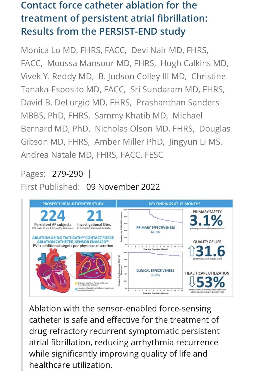 Monica Lo MD FHRS FACC (@monicaylo) on Twitter photo Ablation of persistent, drug-refractory AFib improves quality of life and reduces healthcare utilization. <a href="/ArHeartHospital/">Arkansas Heart Hospital</a> Ablation of persistent, drug-refractory AFib improves quality of life and reduces healthcare utilization. <a href="/ArHeartHospital/">Arkansas Heart Hospital</a>