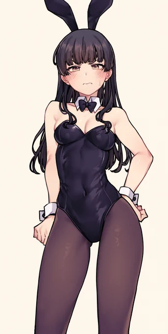 黒バニーふゆ👿👿 