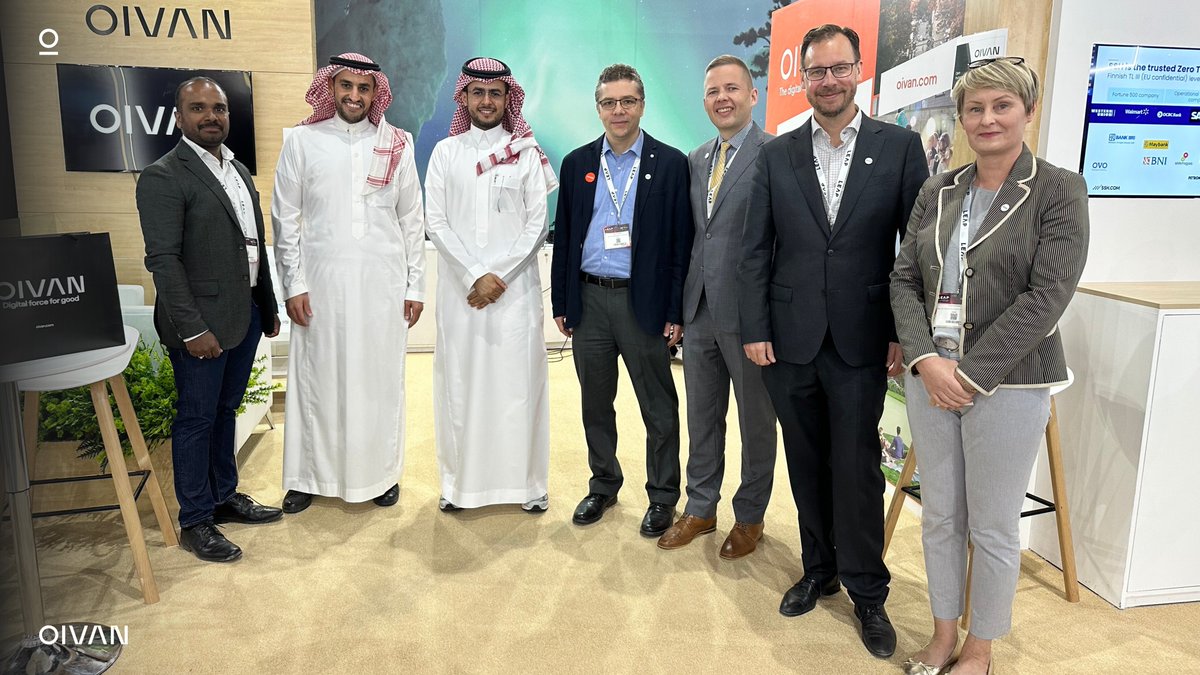 oivangroup's tweet photo. Oivan's long-term partner National Housing Company - NHC visited our booth at @LEAPandInnovate.
#Oivan #leap #LEAP23 https://t.co/ukpEr7pSzB
