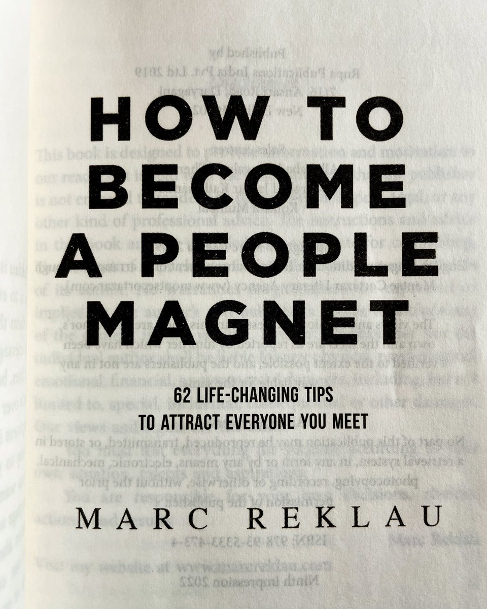 MindMatterMoney's tweet photo. How To Become A People Magnet

(thread) https://t.co/1011428Mdt