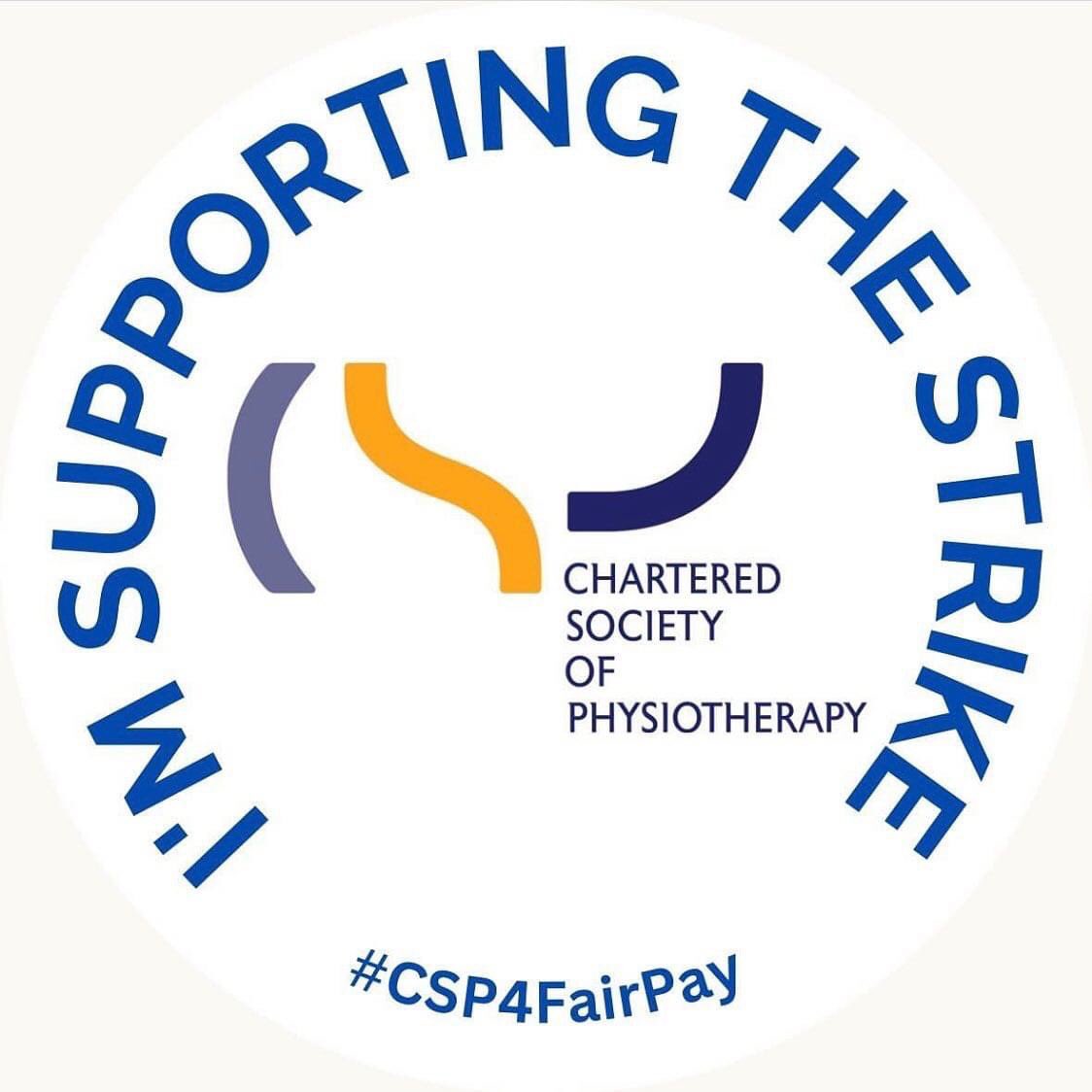 Today I’m supporting the strike action and joining the picket line @WythenshaweHosp 
I love my job but each year it’s gotten harder: our workload increases, we’re over-stretched and staff are stressed and leaving. This is not sustainable!!!!

#CSP4FairPay #FairPayforNHS