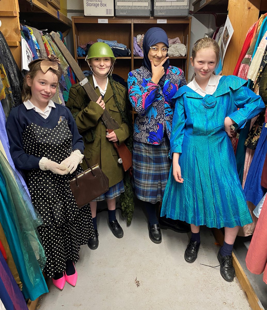 The Costume Club girls have been looking into fashion history this term and discovering all sorts of treasures in MSJ's Costume Cupboard. They all chose their favourite outfit today! @MalvernStJames <a href="/MSJ_Head/">Dr Gareth Lloyd</a>