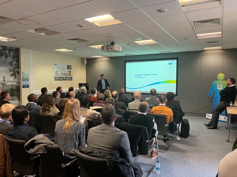WalesinIreland's tweet photo. Delighted to support @BritEmbDublin visit to #hydrogen cluster @HyNetNW this week.

Excellent tours &amp; insights @ESBGroup @ProgressiveEne1 @LtdStanlow &amp; @VertexHydrogen before attending Hydrogen live.

Look forward to further collaborations with @IrelandHydrogen on #Cleanenergy ✅ https://t.co/wkyDShJmwi